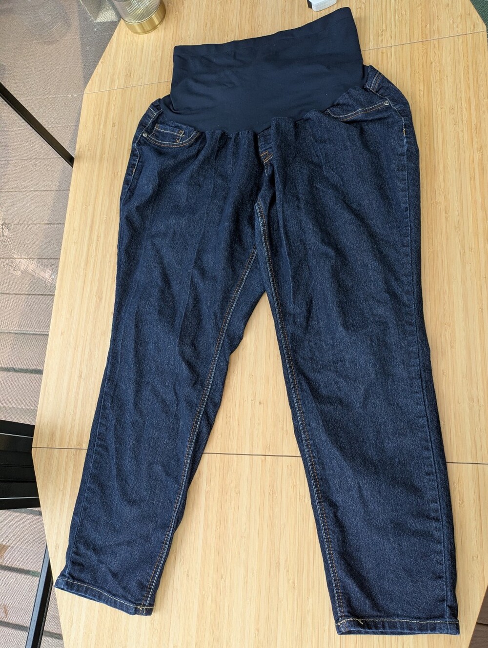 Motherhood Maternity Dark Blue Skinny Jeans